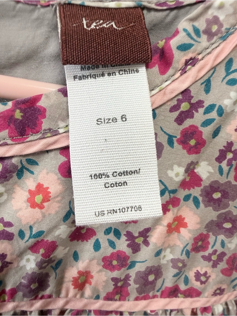 Tea Collection Floral Tunic - Picture 5 of 5